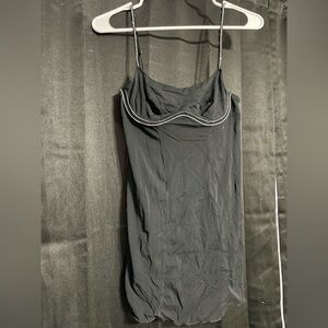 Auden Black Dress with Rhinestone Detail